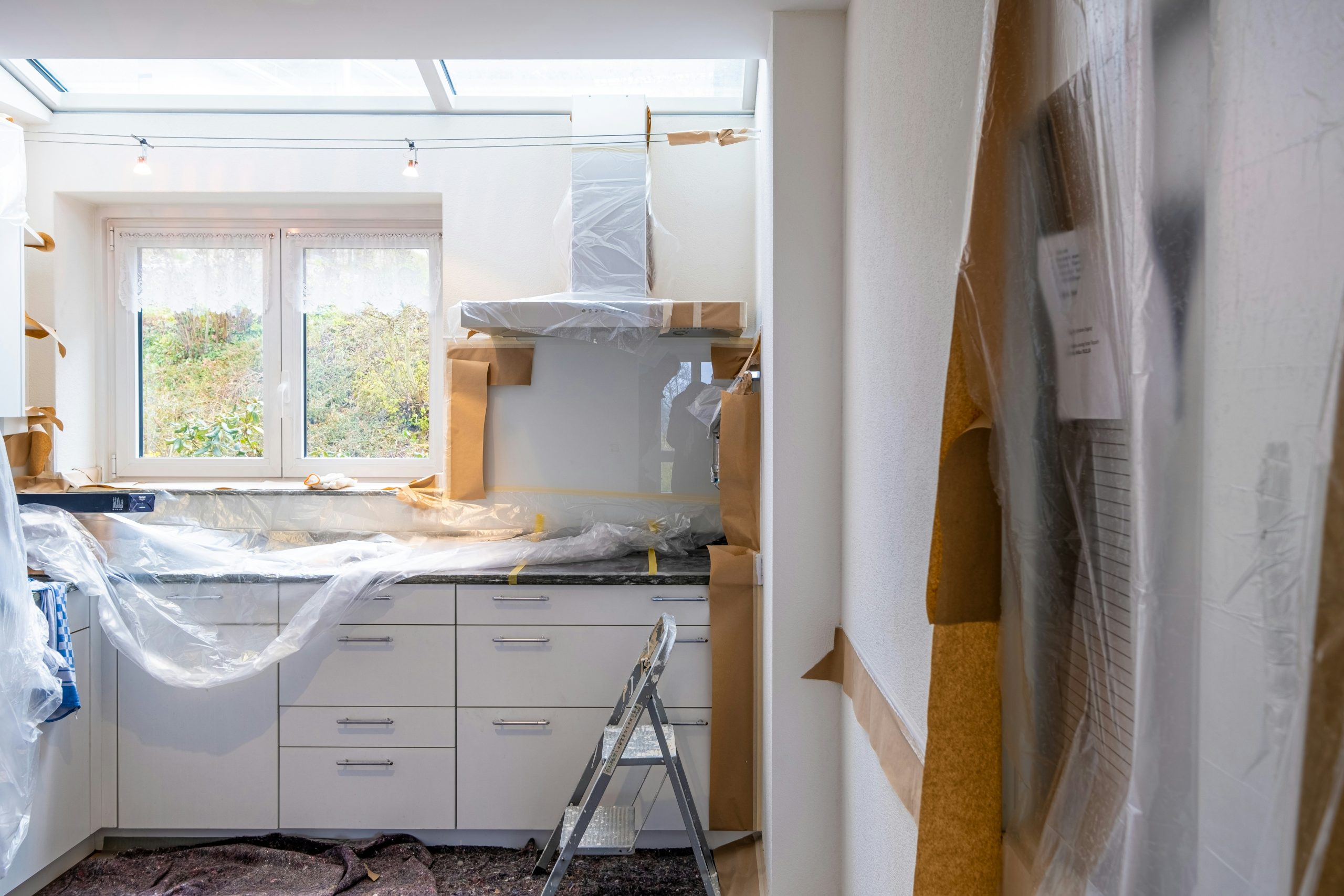 Picture of kithcen undergoing home renovation